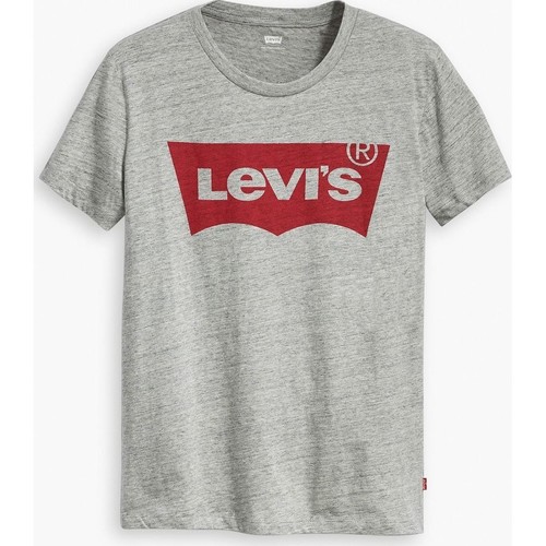 Textil Mulher meias e collants para homem Levi's 17369 THE PERFECT TEE-0263 BETTER BATWING SMOKE Cinza