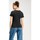 Textil Mulher T-shirts e Pólos Levi's 37697 0001 - SS RIB BABY TEE-BLACK Preto