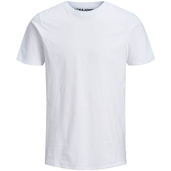 Textil Rapaz T-shirts e Pólos Mesas de centro de exterior 12158433 BASE TEE-WHITE Branco