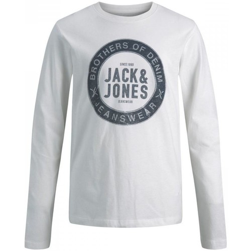 Textil Rapaz T-shirts e Pólos Jack & Jones 12190513 TEE LS-CLOUD DANCER Bege