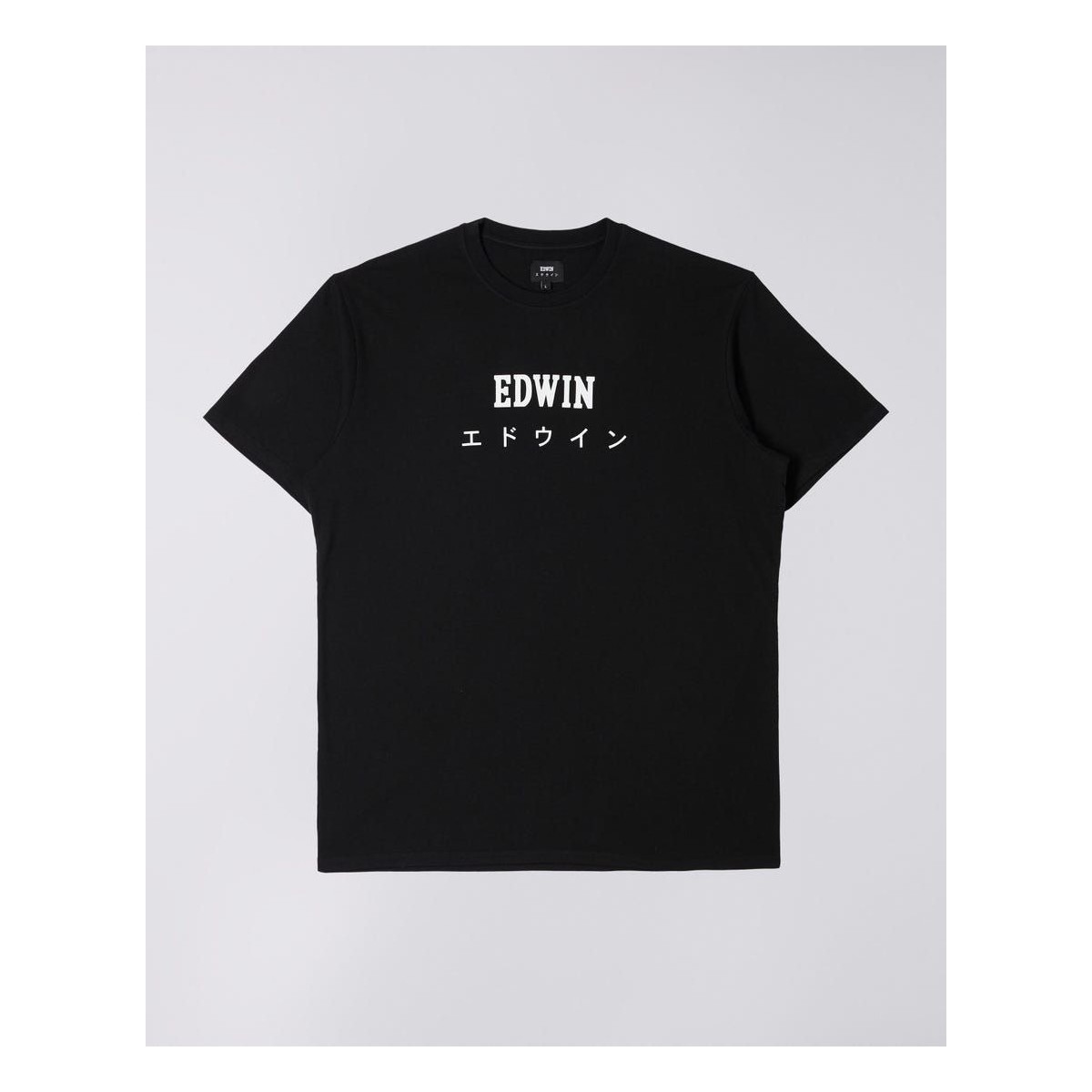 Textil Homem T-shirts e Pólos Edwin 45121MC000125 JAPAN TS-8967 Preto