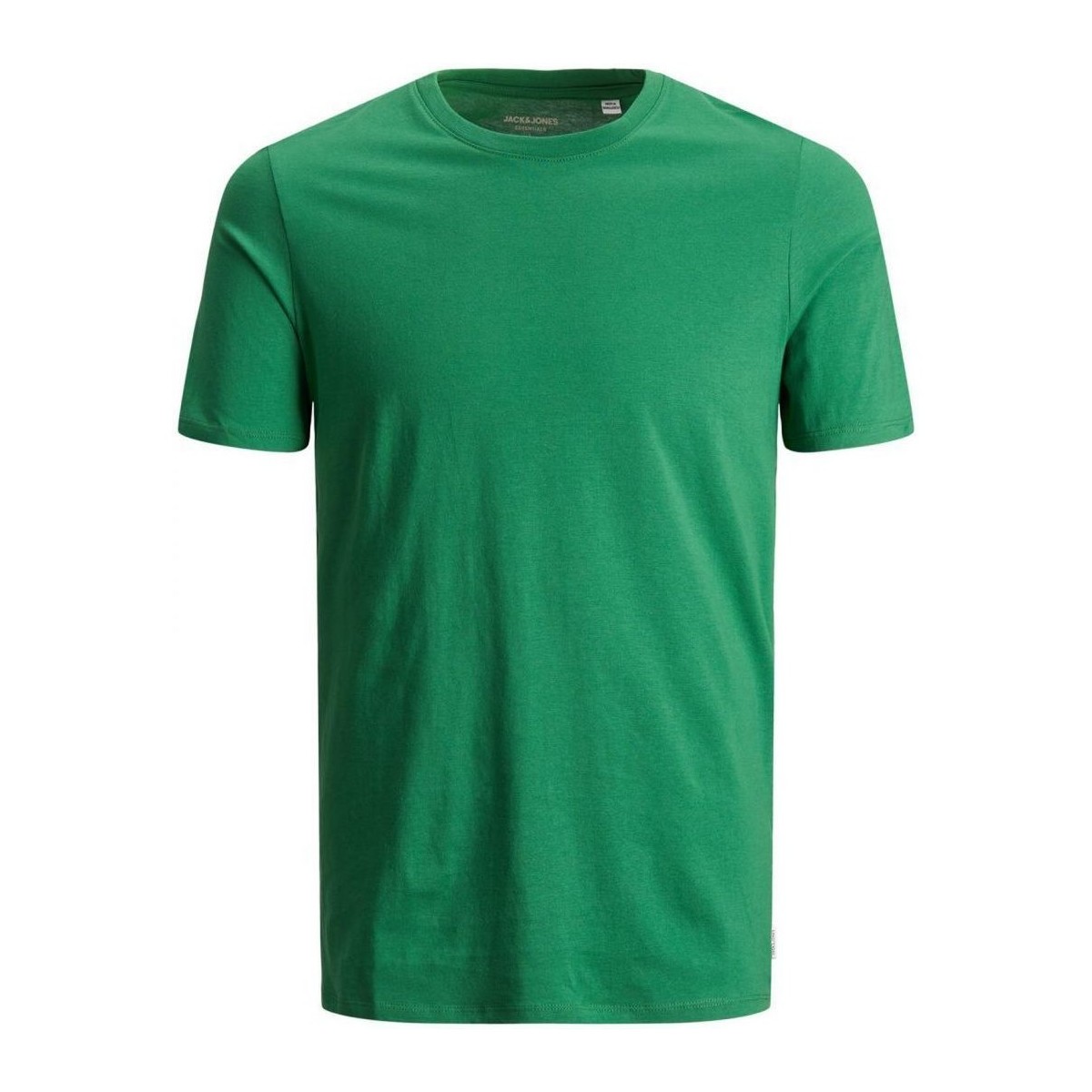 Textil Homem T-shirts e Pólos Jack & Jones 12156101 BASIC TEE-VERDANT GREEN Verde