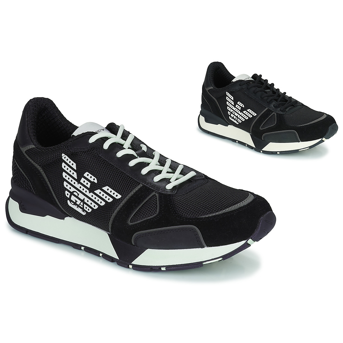 Sapatos Homem Sapatilhas Emporio felpa Armani X4X289-XM499-Q428 Preto