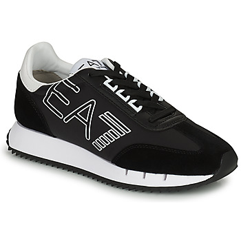 Sapatos Sapatilhas Emporio Armani EA7 BLACK&WHITE VINTAGE Preto / Branco