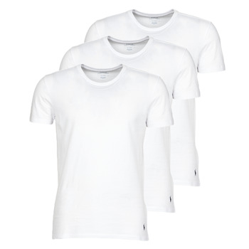 Textil T-Shirt mangas curtas Polo Ralph Lauren CREW NECK X3 Branco