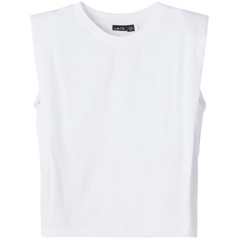 Textil Rapariga T-Shirt mangas curtas Name it  Branco