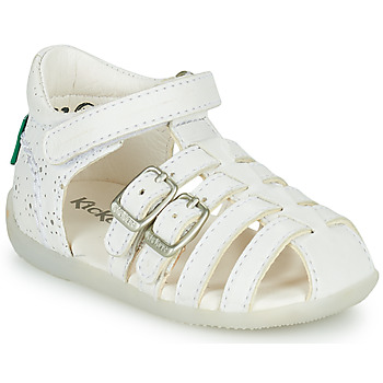 Sapatos Rapariga Sandálias Kickers BIGKRO Branco