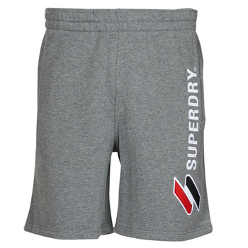 Textil Homem Shorts / Bermudas Superdry CODE SL APPLIQUE SWEATSHORT Escuro / Carvão
