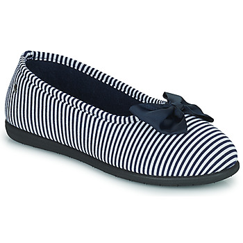 Sapatos Mulher Chinelos Isotoner 97328 Azul / Branco