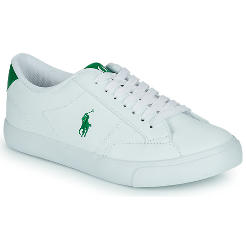 Sapatos Criança Sapatilhas Polo Ralph Lauren THERON IV Branco / Verde