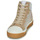 Sapatos Mulher Sapatilhas de cano-alto Philippe Morvan HOXY Bege