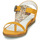 Sapatos Mulher Sandálias Regard BREVAL V5 BOOTLEG SAFRAN Amarelo