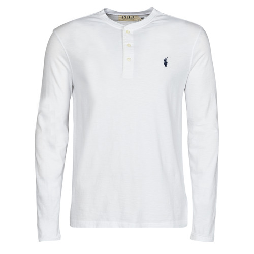 Textil Homem T-shirt mangas compridas Свитер polo ralph lauren golf K216SC05 Branco