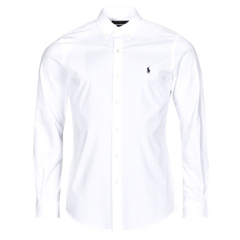 Textil Homem Camisas mangas comprida Polo Ralph Lauren ZSC11B Branco