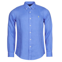 Textil Homem Camisas mangas comprida Polo Ralph Lauren Z221SC19 Azul / Ilha / Azul