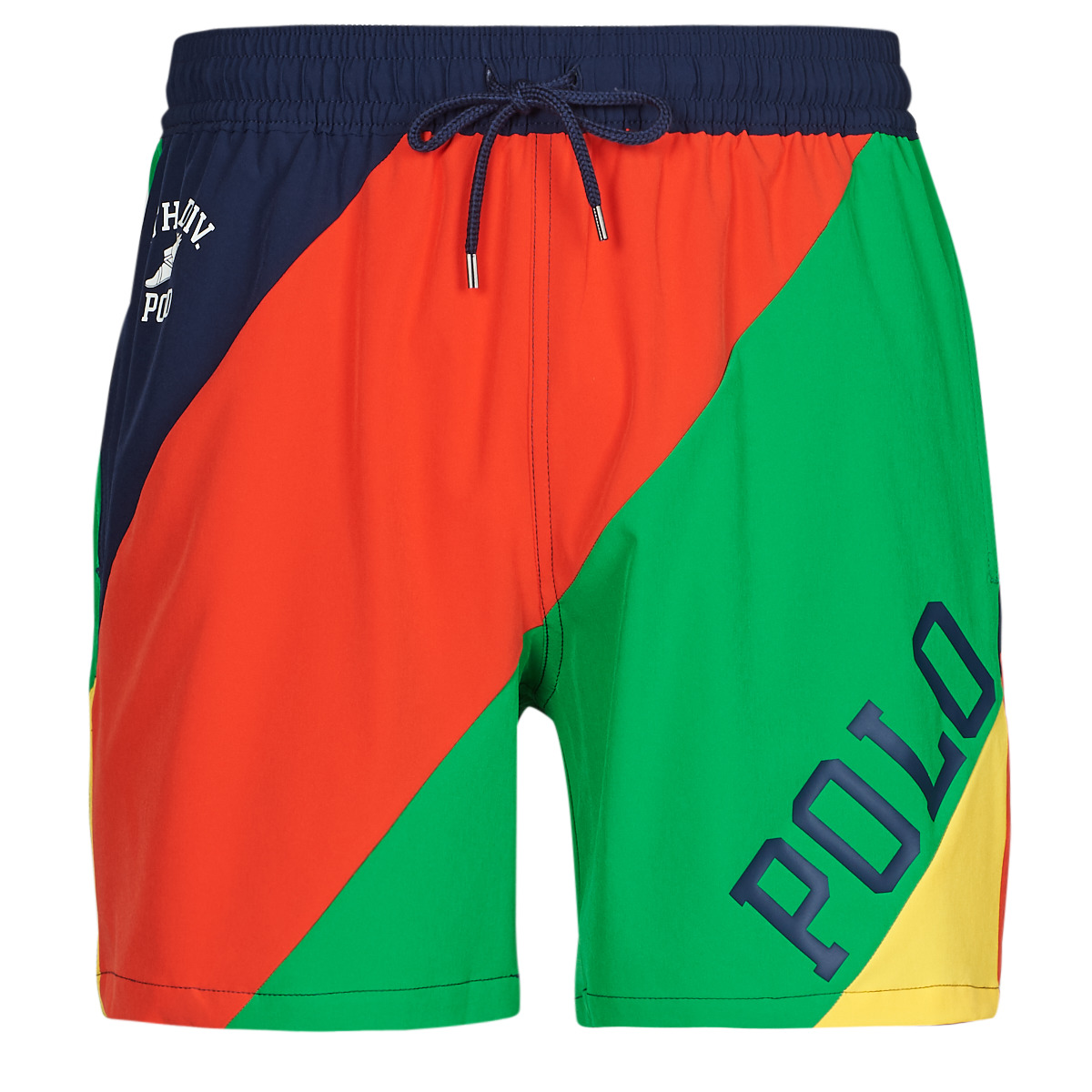 Textil Homem Fatos e shorts de banho Polo Court High Top Sneakers W221SC10 Multicolor