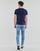 Textil Homem two tone short sleeve T-shirt Schwarz G221SC35 Marinho
