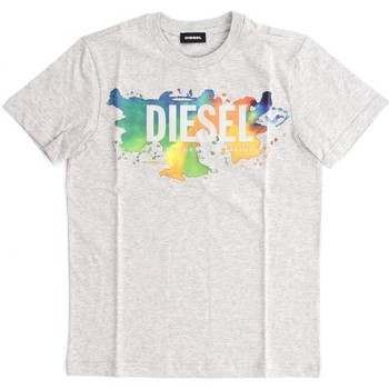 Textil Criança T-shirts e Pólos Diesel J00294 00YI9 TDOSKY-K963 GREY Cinza