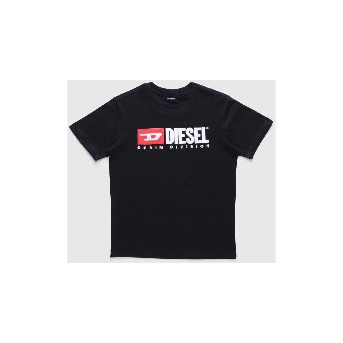 Textil Criança T-shirts e Pólos Diesel T-JUSTDIVISION 00J47V 00YI9-K900 BLACK Preto