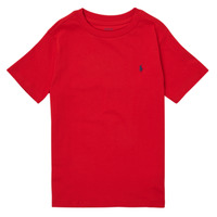 Textil Criança T-Shirt fit mangas curtas Polo Ralph Lauren NOUVILE Vermelho