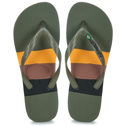 Havaianas BRASIL TECH Cáqui / Laranja