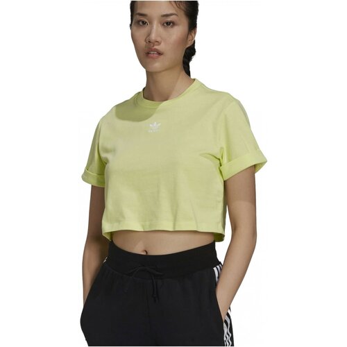 Textil Mulher T-shirts e Pólos adidas Originals H37884 Amarelo