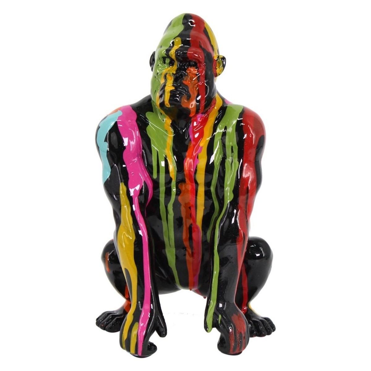 Casa Estatuetas Signes Grimalt Gorila Grafiti Figura Multicolor