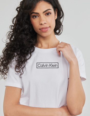 Calvin Klein Jeans PYJAMA SET SHORT Preto / Branco
