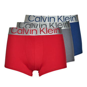 Roupa de interior Homem Boxer Calvin Klein Jeans TRUNK X3 Azul / Cinza / Vermelho
