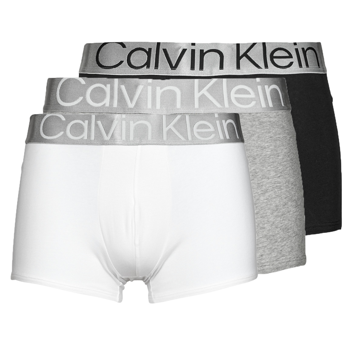 Calvin Klein Jeans TRUNK X3 Preto / Cinza / Branco - Entrega