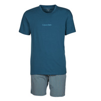 Textil Homem Pijamas / Camisas de dormir Calvin Klein Jeans SHORT SET Marinho