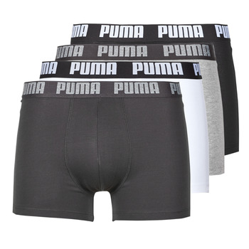 Roupa de interior Homem Boxer Puma PUMA BASIC X4 Branco / Preto / Cinza / Cinza