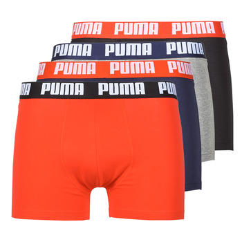 Roupa de interior Homem Boxer Puma PUMA BASIC X4 Marinho / Preto / Vermelho / Cinza