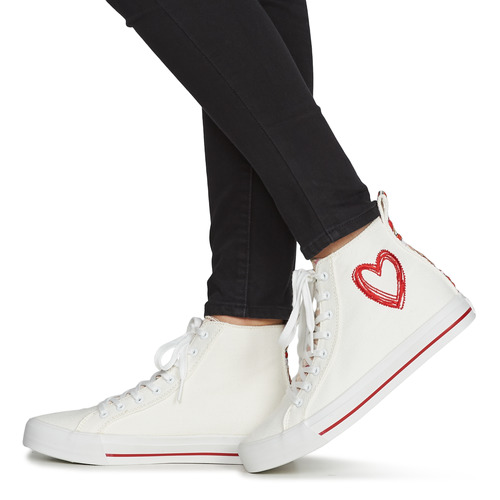 Desigual BETA HEART Branco / Vermelho