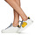 Sapatos Mulher Sapatilhas Desigual FANCY SMILEY Branco / Amarelo