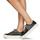 Sapatos Mulher Sapatilhas Desigual STREET HALF LOGO Preto / Branco