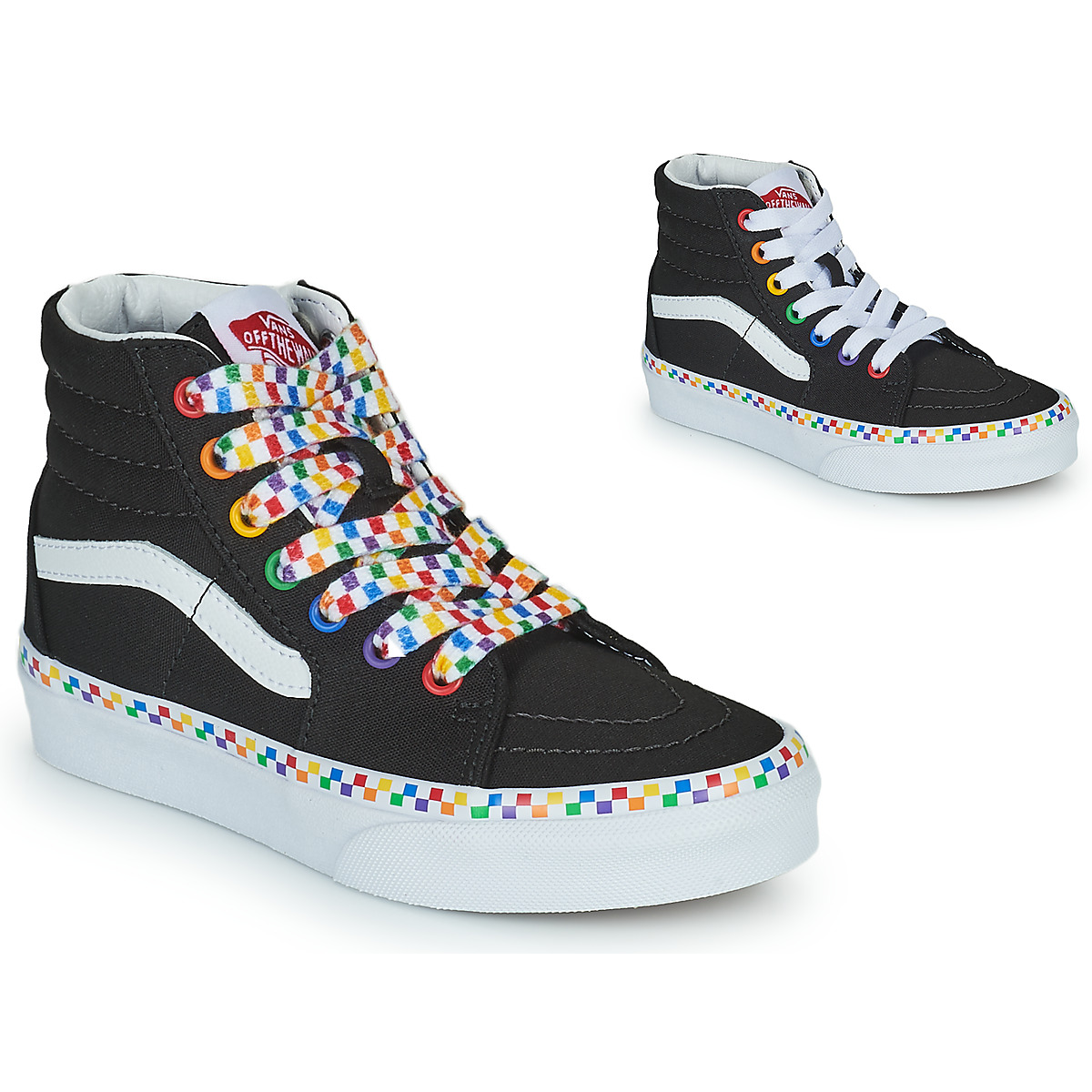 Sapatos Rapariga Sapatilhas de cano-alto Rhude Vans SK8-Hi Preto / Multicolor