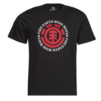 Textil Homem T-Shirt mangas curtas Element Seal ss Preto