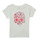 Textil Rapariga T-Shirt John mangas curtas Deeluxe FLORISKULL Branco