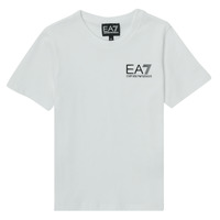 Textil Rapaz T-Shirt mangas curtas Emporio Armani EA7 AIGUE Branco