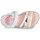 Sapatos Rapariga Sandálias Pablosky TOMATE Branco / Rosa