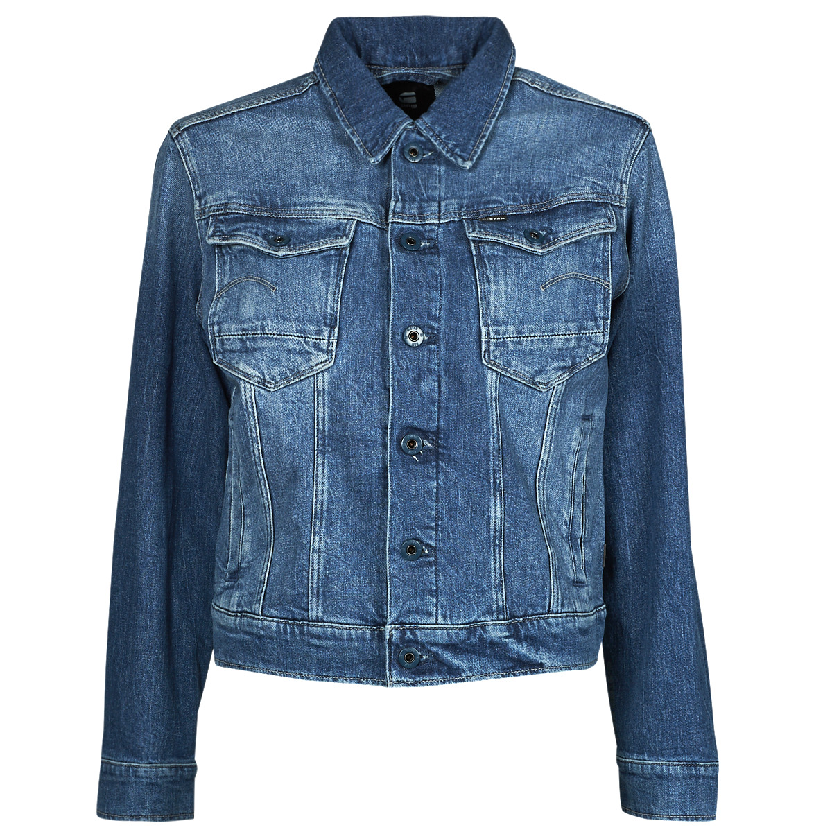 Textil Mulher casacos de ganga G-Star Raw Arc 3d havlu jacket Azul