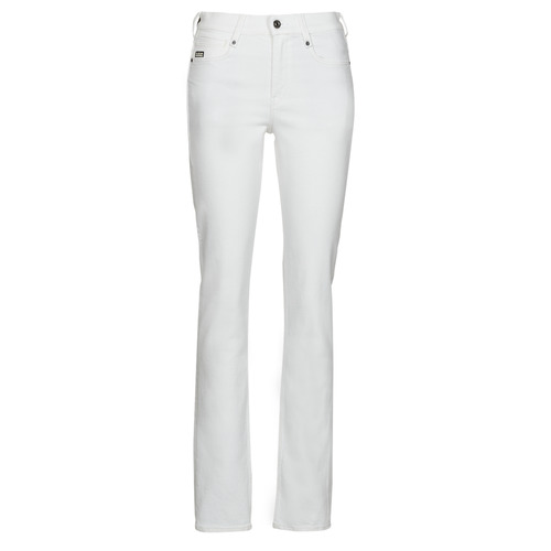 Textil Mulher Calças Jeans G-Star Raw Noxer straight Branco