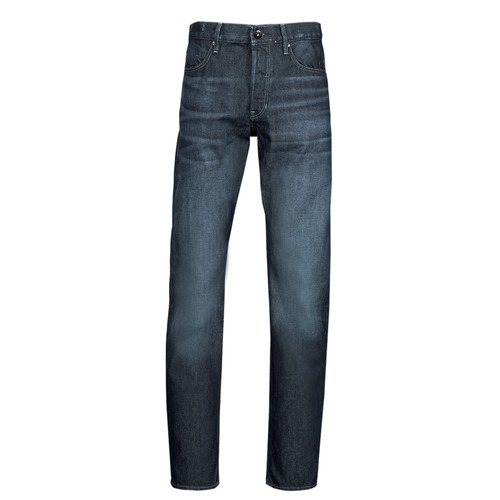 Textil Homem Calças wide-leg Jeans G-Star Raw Triple a regular straight Azul / Escuro