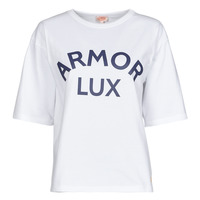 Textil Mulher T-Shirt mangas curtas Armor Lux MC SERIGRAPHIE Branco