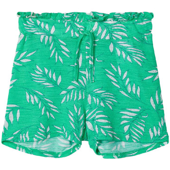 Textil Mulher Shorts / Bermudas Name it  Verde