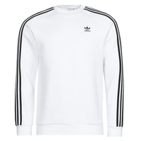 Textil Homem Sweats grey adidas Originals 3-STRIPES CREW Branco