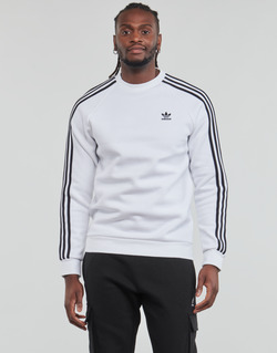 Textil Homem Sweats adidas Originals 3-STRIPES CREW Branco