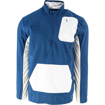 Textil Homem Jaquetas adidas Originals Primeblue Half-Zip Running Azul