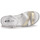 Sapatos Rapariga Sandálias Bebé 0-2 anos IZOEGL Branco / Ouro